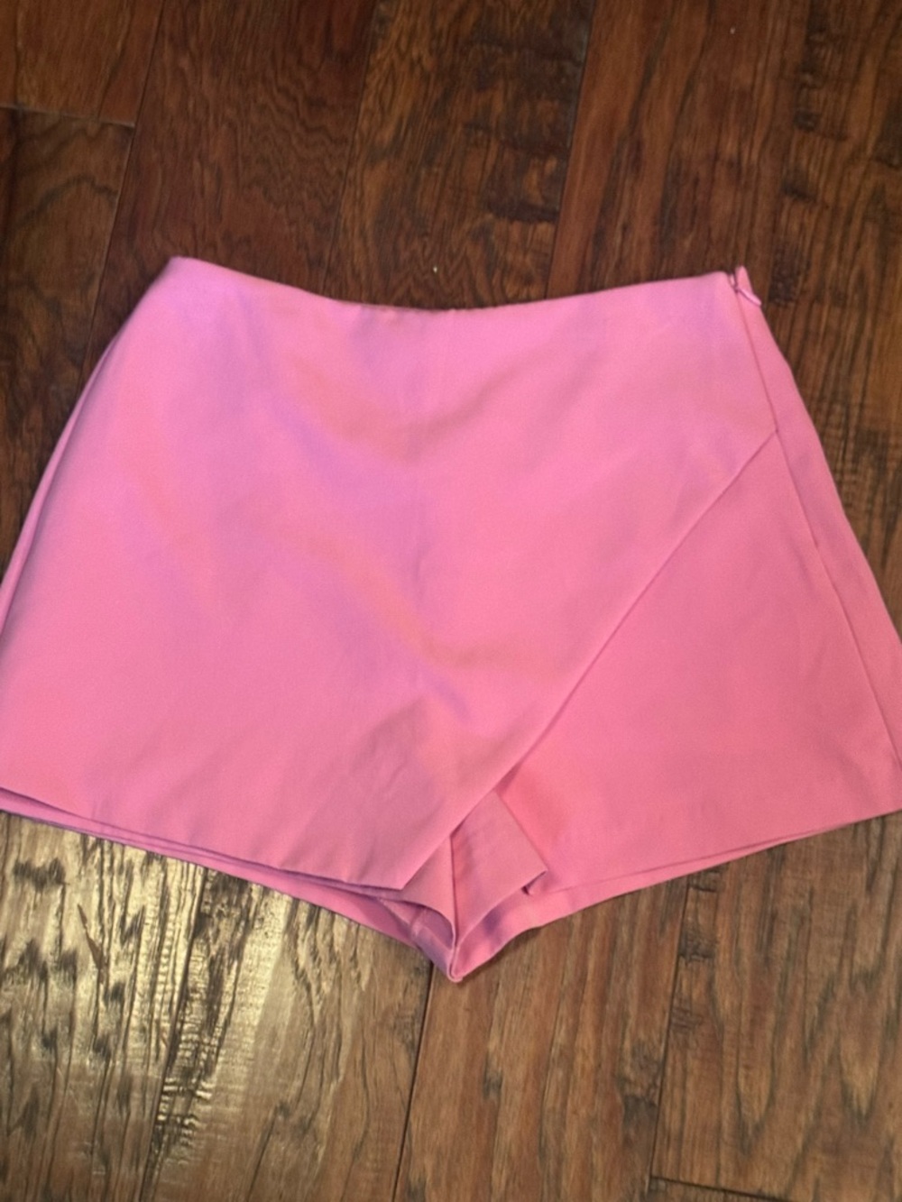 GB Pink Wrap-Front Shorts